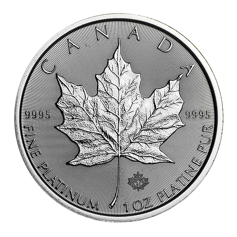 Image for 1 oz Platinum Maple Leaf Coin (2022) from TD Precious Metals